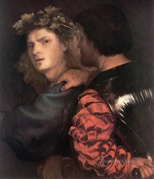  Tiziano Oil Painting - The Bravo Tiziano Titian